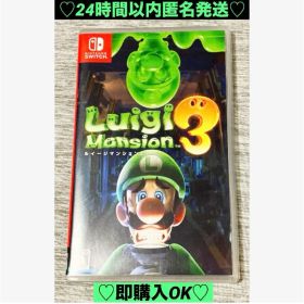 任天堂スイッチソフトルイージマンション3レディース・メンズ⭐️おばけ探索（動作⭕️）