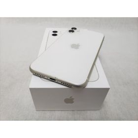 (中古) iPhone11 128GB ホワイト /MWM22J/A 【SIMロック解除品】、docomo
