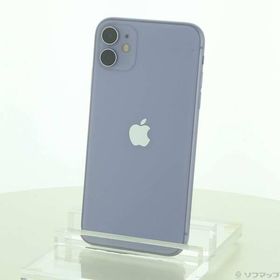 〔中古〕Apple(アップル) iPhone11 64GB パープル MWLX2J／A SoftBank〔371-ud〕