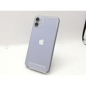 【中古】Apple au 【SIMロック解除済み】 iPhone 11 64GB パープル MWLX2J/A【立川フロム中武】保証期間１ヶ月【ランクC】