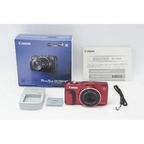 美品 Canon キヤノン PowerShot SX700 HS コンパクトデジタルカメラ レッド 元箱付 260723j【アルプスカメラ】