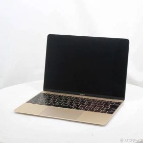ソフマップ 〔中古品〕 MacBook 12-inch Early-2016 MLHF2J／A Core_m5 1.2GHz 8GB SSD512GB ゴールド 〔10.15 Catalina〕【377】