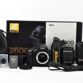 ◾️ 美品 ◾️ Nikon D5000 ダブルズームキット 《 元箱付属 》