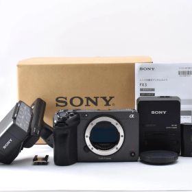 ★美品★ SONY ソニー ILME-FX3 Cinema Line プロフェッショナルカムコーダー シネマライン ミラーレス一眼カメラ フルサイズ ＃4778