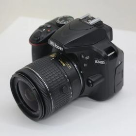 【中古】(ニコン) Nikon D3400 18-55VR レンズキツト ブラツク
