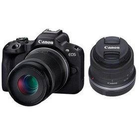 【夏のキャッシュバック対象】 【ハンディファンプレゼント】 キヤノン(Canon） EOS R50 ダブルズームキット ブラック
