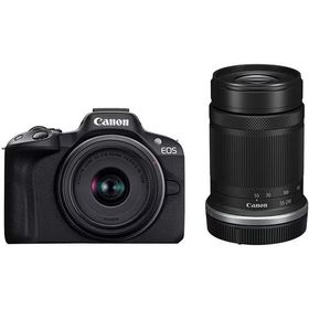 【10年間保証付き】キヤノン Canon EOS R50 ダブルズームキット ブラック（キヤノン 夏のキャッシュバック2026対象商品 2026年6月26日〜8月17日）