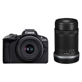 CANON デジタル一眼カメラ EOS R50 ダブルズームキット [ブラック]