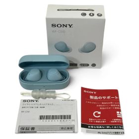 ◇ ソニー SONY ワイヤレスステレオヘッドセット WF-C510 WF-C510 L ブルー 完全ワイヤレスイヤホン 小型軽量 720-5092