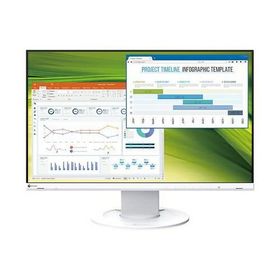 アズワン(AS ONE) カラー液晶モニター 22.5型 ホワイト EV2360-WT 1個