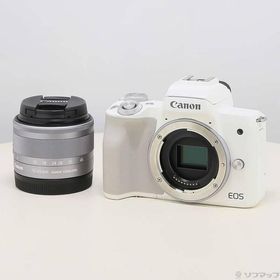 〔中古〕Canon(キヤノン) EOS Kiss M2 EF-M15-45 IS STM レンズキット ホワイト〔295-ud〕
