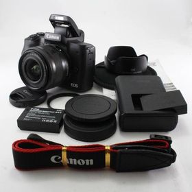 Canon ミラーレス一眼カメラ EOS Kiss M2 標準ズームレンズキット ブラック KISSM2BK-1545