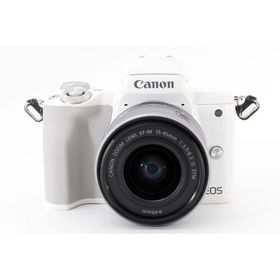 Canon EOS Kiss M2 15-45 良品 動作確認済み 1ヶ月保証付 小型軽量 ミラーレス