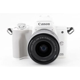 Canon EOS Kiss M2 15-45 良品 動作確認済み 1ヶ月保証付 小型軽量 ミラーレス