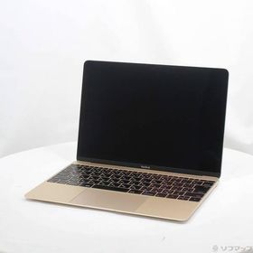 〔中古〕Apple(アップル) MacBook 12-inch Early-2016 MLHF2J／A Core_m5 1.2GHz 8GB SSD512GB ゴールド 〔10.15 Catalina〕〔377-ud〕