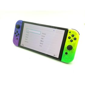 【中古】Nintendo Switch 本体 (有機ELモデル) HEG-S-KCAAA スプラトゥーン3エディション【福岡筑紫】保証期間１ヶ月【ランクB】