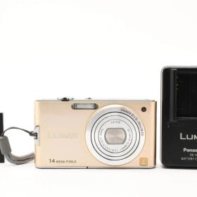 良品★Panasonic LUMIX DMC-FX66 ゴールド #976