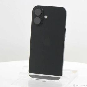 ソフマップ 〔中古品〕 iPhone16 128GB ブラック MYDQ3J／A SIMフリー【305】