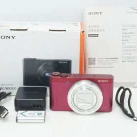 良品 SONY ソニー Cyber-shot DSC-WX500 コンパクトデジタルカメラ レッド 元箱付 260618k