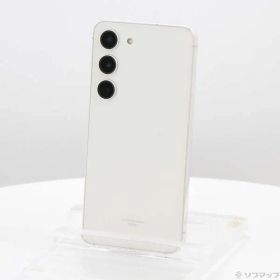 ソフマップ 〔中古品〕 Galaxy S23 256GB クリーム SCG19 au SIMフリー【196】