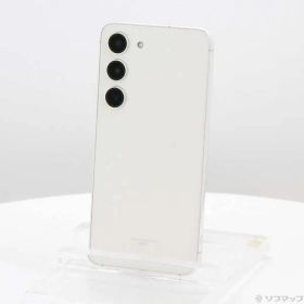 ソフマップ 〔中古品〕 Galaxy S23 256GB クリーム SCG19 au SIMフリー【368】