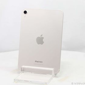 (中古)Apple iPad mini(A17 Pro) 128GB スターライト MXPQ3J/A SIMフリー(258-ud)