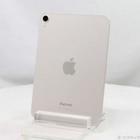 (中古)Apple iPad mini(A17 Pro) 128GB スターライト MXPQ3J/A SIMフリー(262-ud)