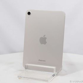 (中古)Apple iPad mini(A17 Pro) 128GB スターライト MXPQ3J/A SIMフリー(295-ud)