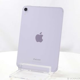 (中古)Apple iPad mini(A17 Pro) 512GB パープル MYHF3J/A SIMフリー(368-ud)
