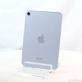 (中古)Apple iPad mini(A17 Pro) 128GB ブルー MXPP3J/A auロック解除SIMフリー(295-ud)