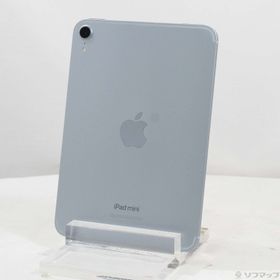 (中古)Apple iPad mini(A17 Pro) 128GB ブルー MXPP3J/A SIMフリー(377-ud)