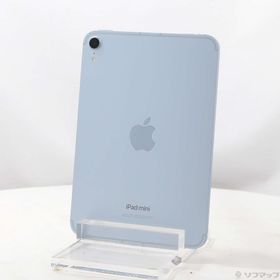 (中古)Apple iPad mini(A17 Pro) 128GB ブルー MXPP3J/A SoftBankロック解除SIMフリー(269-ud)