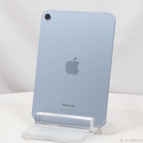 (中古)Apple iPad mini(A17 Pro) 128GB ブルー MXPP3J/A SIMフリー(269-ud)