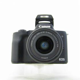 【中古】(キヤノン) Canon EOS KISS M/EF-M15-45 IS STM キツト ブラツク