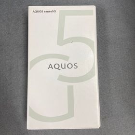 新品未使用 国内版 SIMフリー AQUOS sense 5G RAM 4GB ROM 64GB