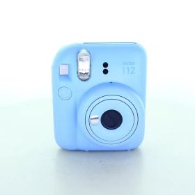 【中古】(フジフイルム) FUJIFILM INSTAX MINI 12 チエキ パステルブルー