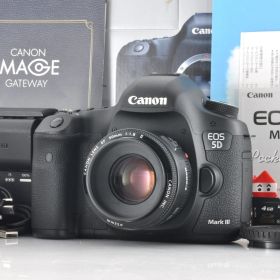 撮影枚数8,912枚【キヤノン】Canon EOS 5D Mark III + EF 50mm F1.8 II デジタル一眼レフカメラ #U798A