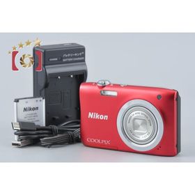 【中古】Nikon ニコン COOLPIX A100 レッド コンパクトデジタルカメラ