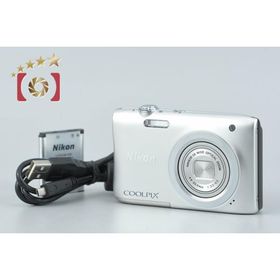 【中古】Nikon ニコン COOLPIX A100 シルバー コンパクトデジタルカメラ