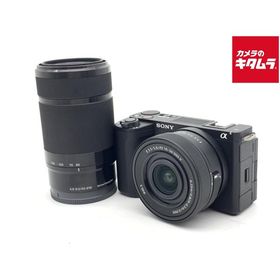 【中古】 【並品】 ソニー VLOGCAM ZV-E10 II ダブルズームレンズキット ブラック [ZV-E10M2X B]