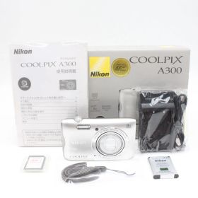 嬉しい元箱・説明書・SDカード付き！■良品■ Nikon COOLPIX A300 シルバー