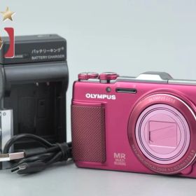 【中古】OLYMPUS オリンパス STYLUS SH-25MR レッド コンパクトデジタルカメラ