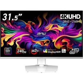 MPG 321URXW QD-OLED 31.5インチ 4K ゲーミングモニター 240Hz 0.03ms TrueBlack400