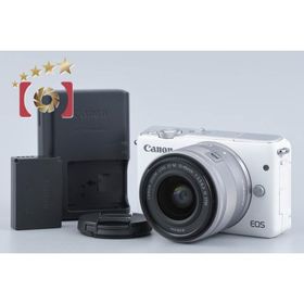【中古】Canon キヤノン EOS M10 EF-M 15-45 IS STM レンズキット ホワイト