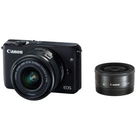 Canon ミラーレス一眼カメラ EOS M10 ダブルレンズキット(ブラック) EF-M15-45mm F3.5-6.3 IS STM EF-M22