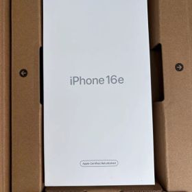 iPhone16e 256GB ブラック simフリー 認定整備済品 新品
