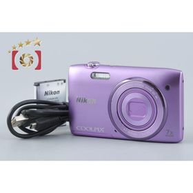 【中古】Nikon ニコン COOLPIX S3500 オーキッドパープル コンパクトデジタルカメラ