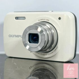 OLYMPUS VH-210 ホワイト 1400万画素 光学5倍ズーム 広角26mm DIS マジックフィルター 3Dフォト コンパクトデジタルカメラ オリンパス