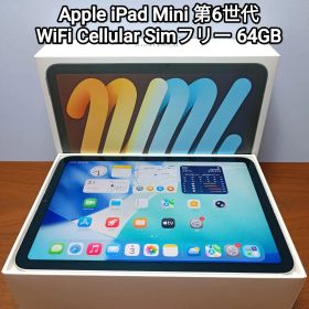 (美品) iPad Mini 第6世代 WiFi Simフリー 64GB