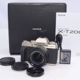 FUJIFILM フジフイルム X-T200 レンズキット シャンパンゴールド
